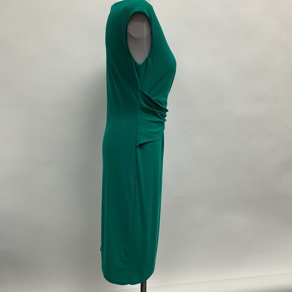 Chaps Women's Bodycon Dress Medium Emerald Green - Picture 5 of 7